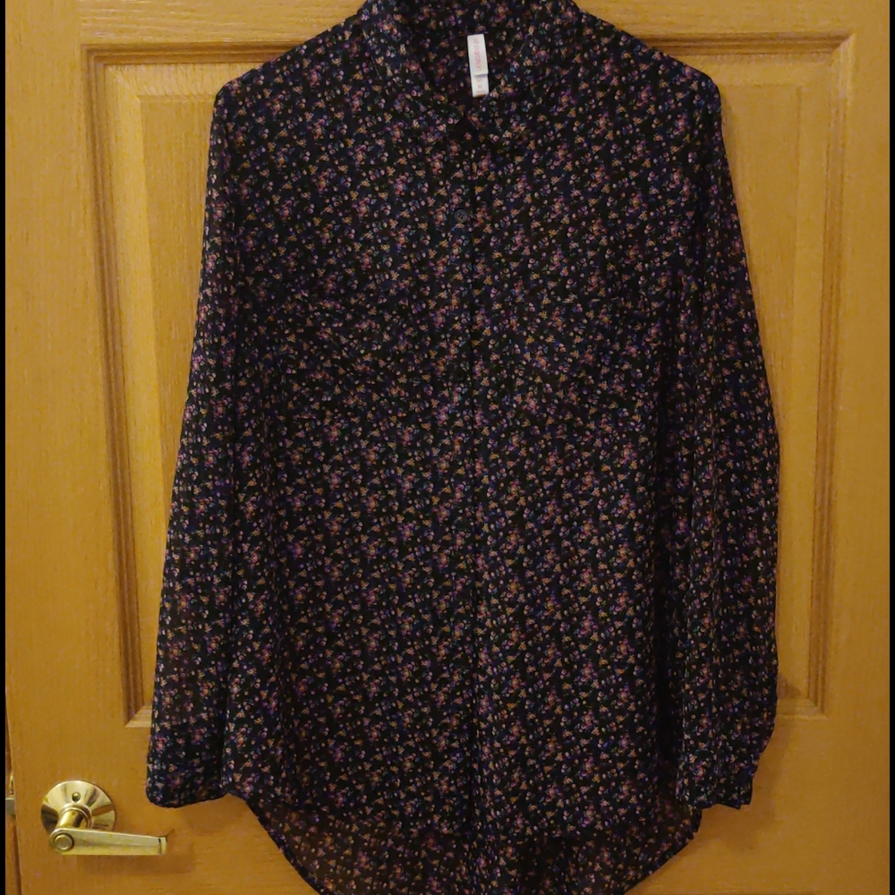 Women's LS Blouse, Medium, Xhilaration, Pre-Owned